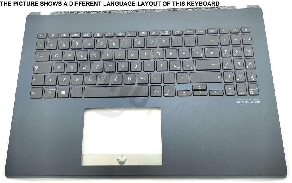 Asus X571GT-1K Keyboard (US-English International) Module/AS (Backlight)