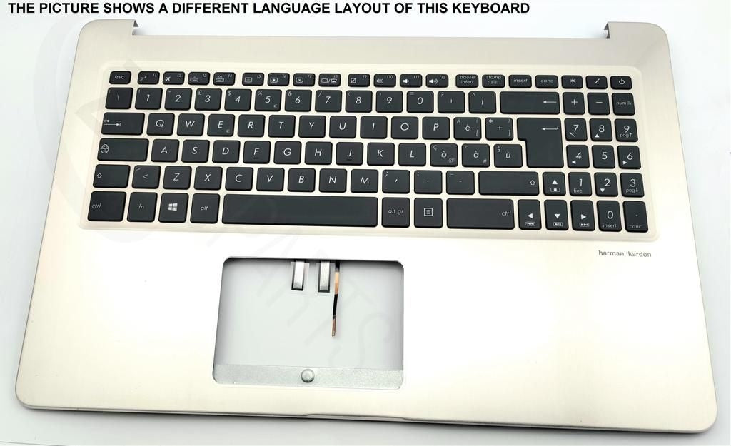 Asus X580GD-1A Keyboard (US-English International) Module/AS (Backlight)