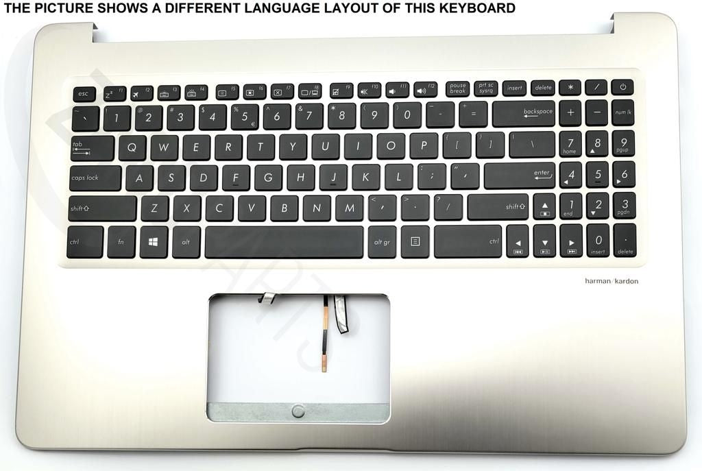 Asus X580VD-1A Keyboard (US-English) Module/AS (Backlight)