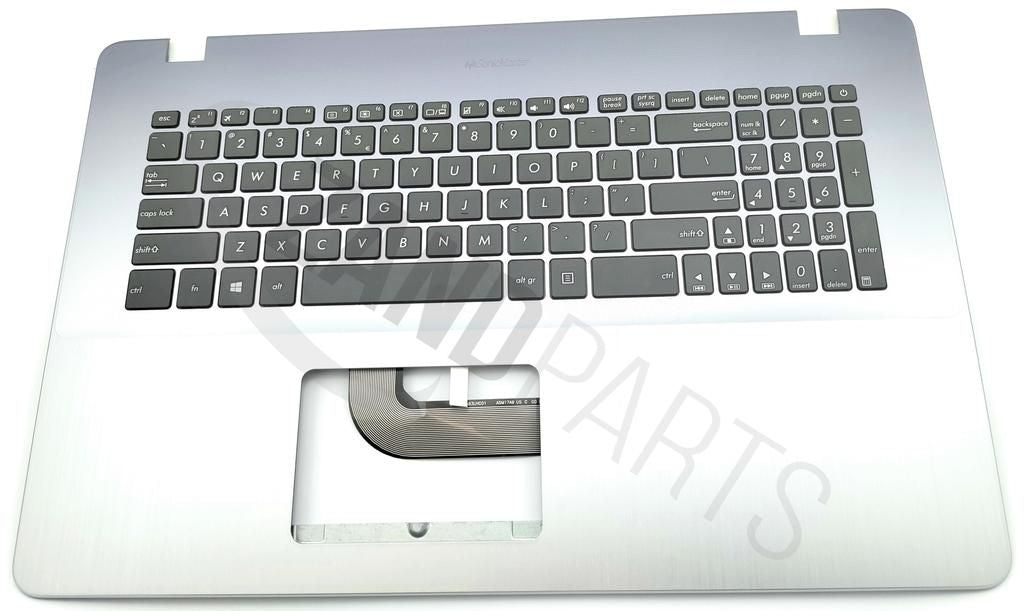 Asus X705NA-1B Keyboard (US-English International) Module/AS (no backlight)