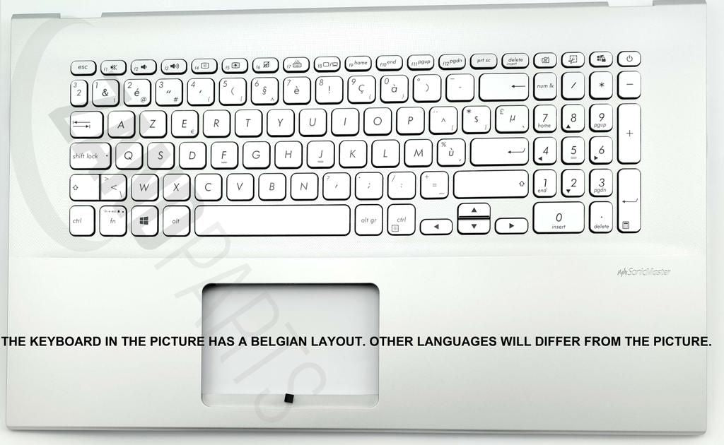 Asus X712FAC-8S Keyboard (Belgian) Module/AS (Backlight)