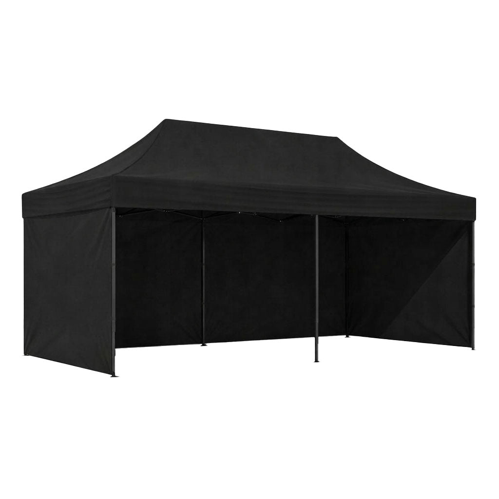 Automatic 3x6m Garden Event Gazebo Tent, Black
