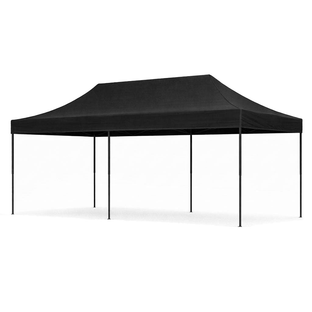 Automatic 3x6m Garden Event Gazebo Tent, Black
