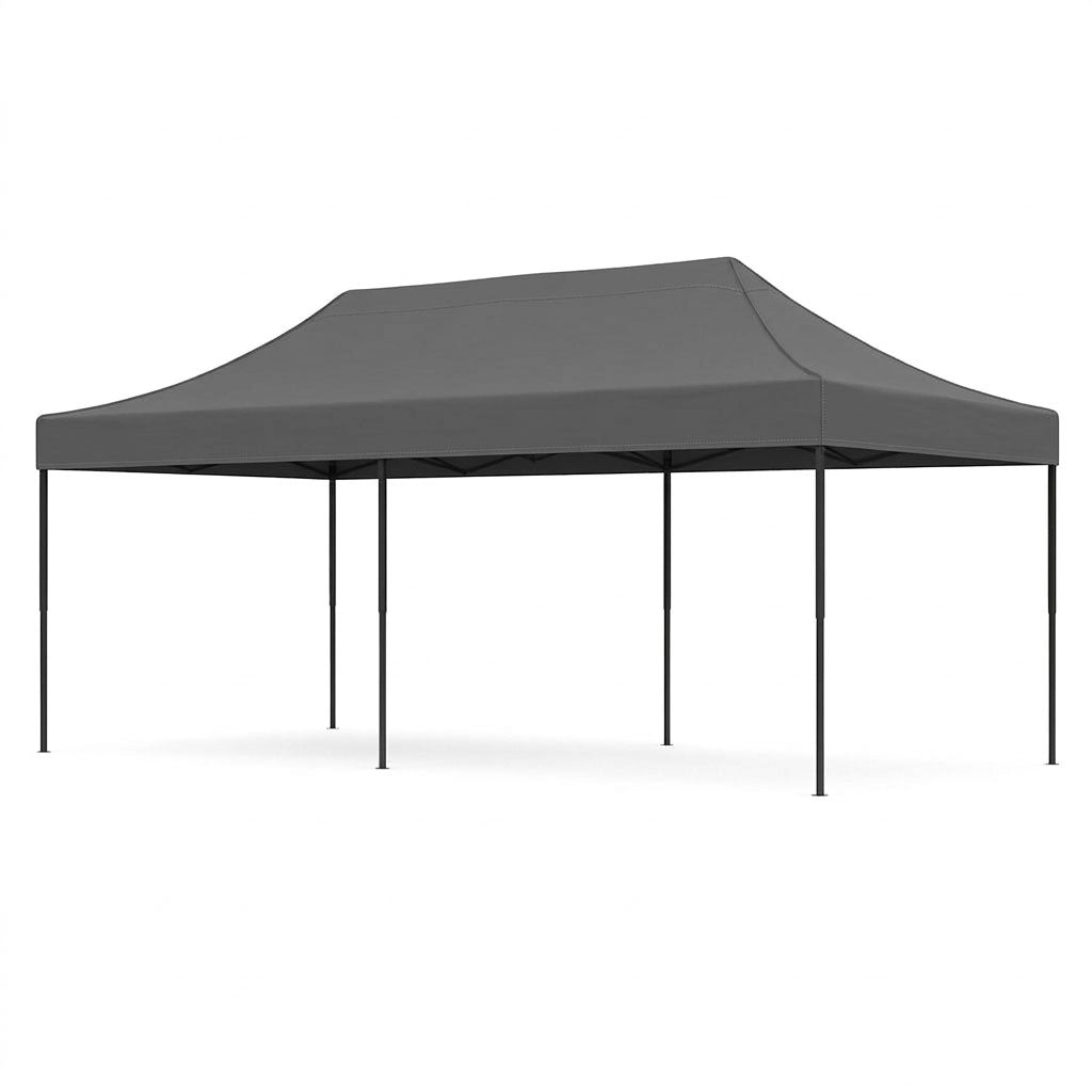 Automatic Garden Gazebo Tent 3x6m, Grey, Adjustable