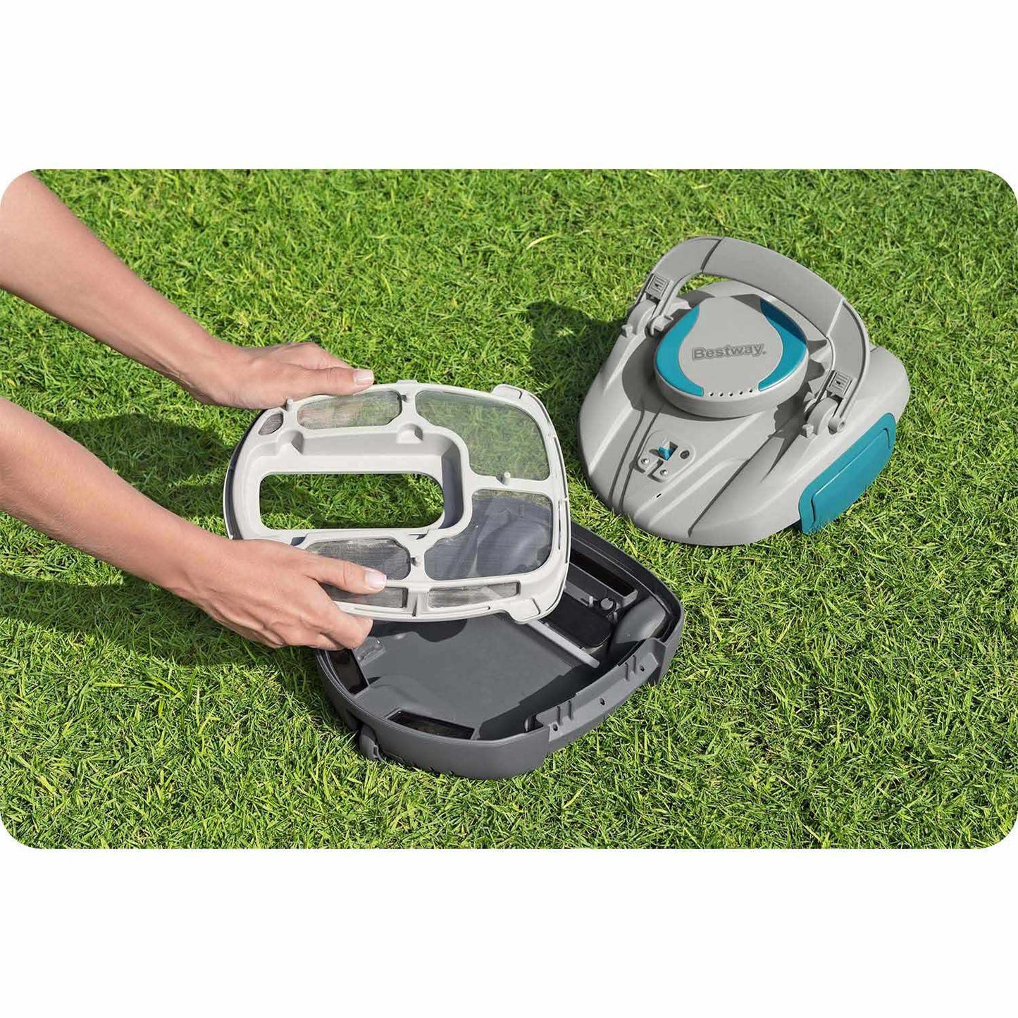 Automatic Pool Cleaner – Cordless Robot for Flat Bottom Pools