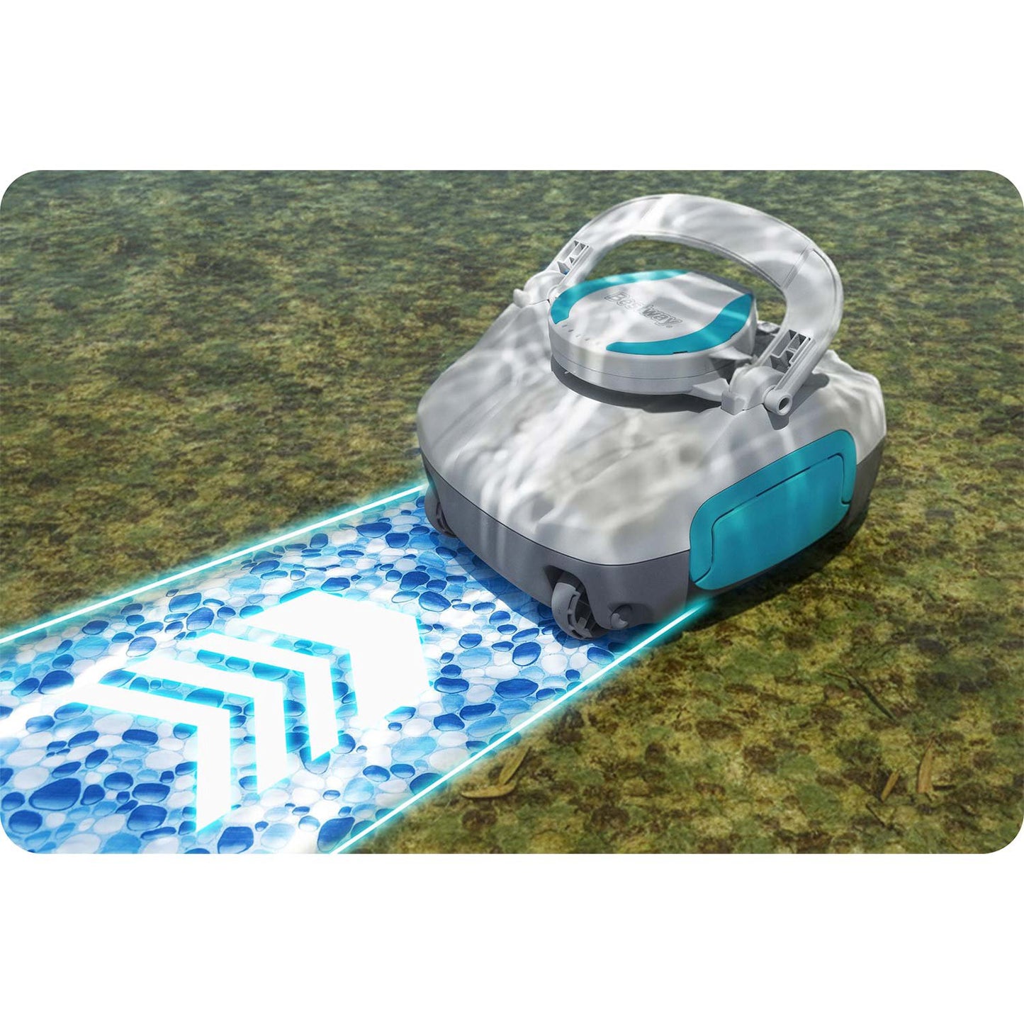 Automatic Pool Cleaner – Cordless Robot for Flat Bottom Pools