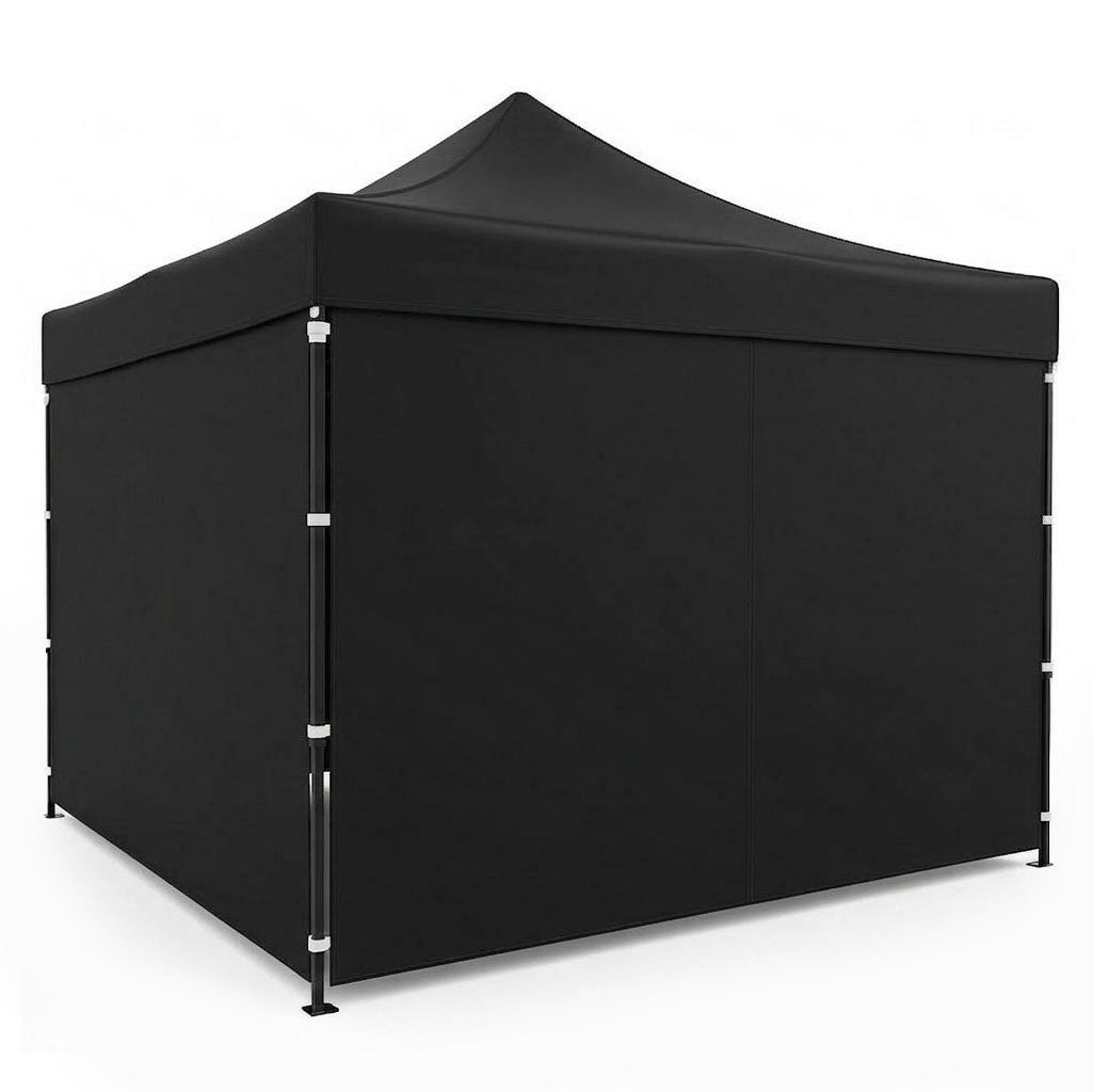 Automatic Pop-Up Garden Pavilion Tent, 3x3 m, Black
