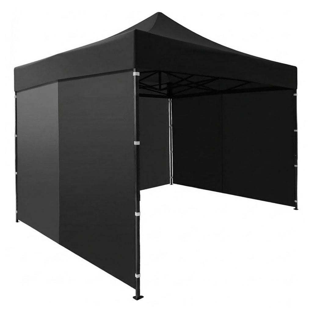 Automatic Pop-Up Garden Pavilion Tent, 3x3 m, Black