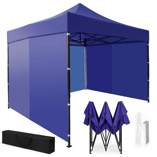 Automatic Pop-Up Garden Pavilion Tent, 3x3 m, Blue