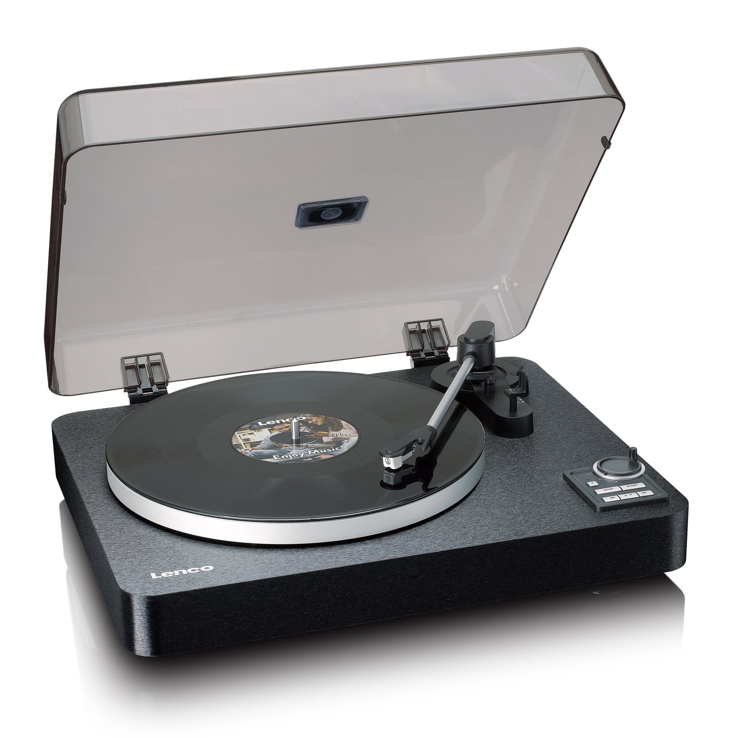 Automatic Turntable with Bluetooth and Pre-Amplifier, Black