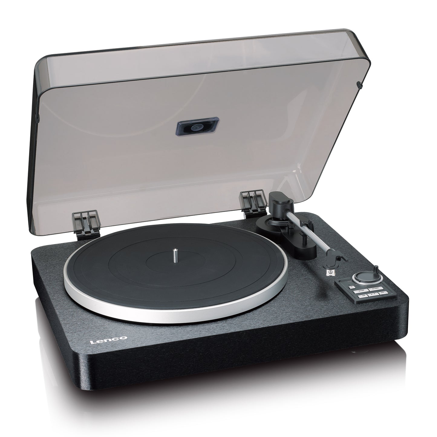 Automatic Turntable with Bluetooth and Pre-Amplifier, Black
