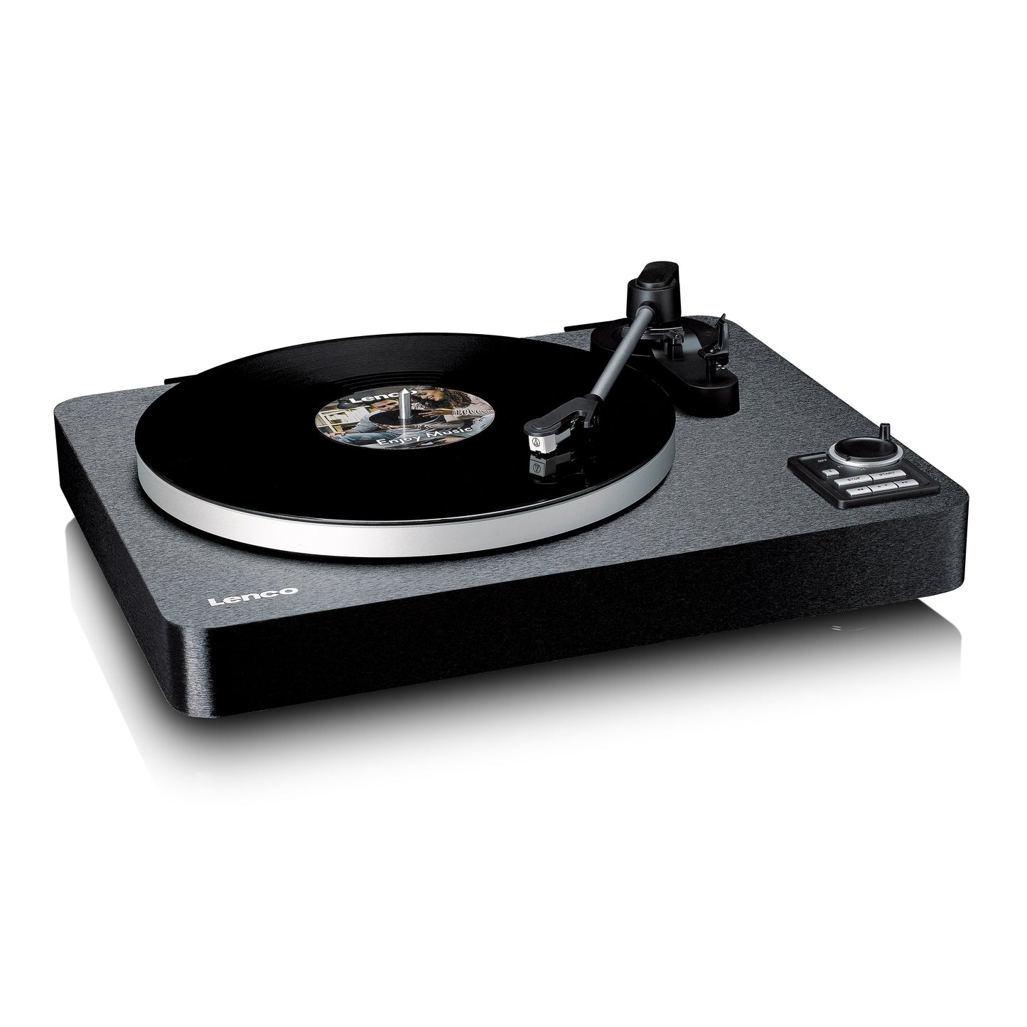 Automatic Turntable with Bluetooth and Pre-Amplifier, Black
