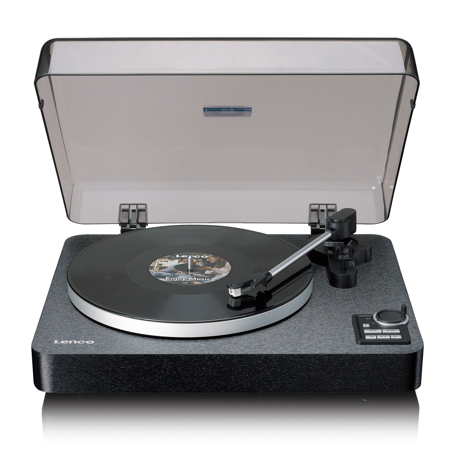 Automatic Turntable with Bluetooth and Pre-Amplifier, Black