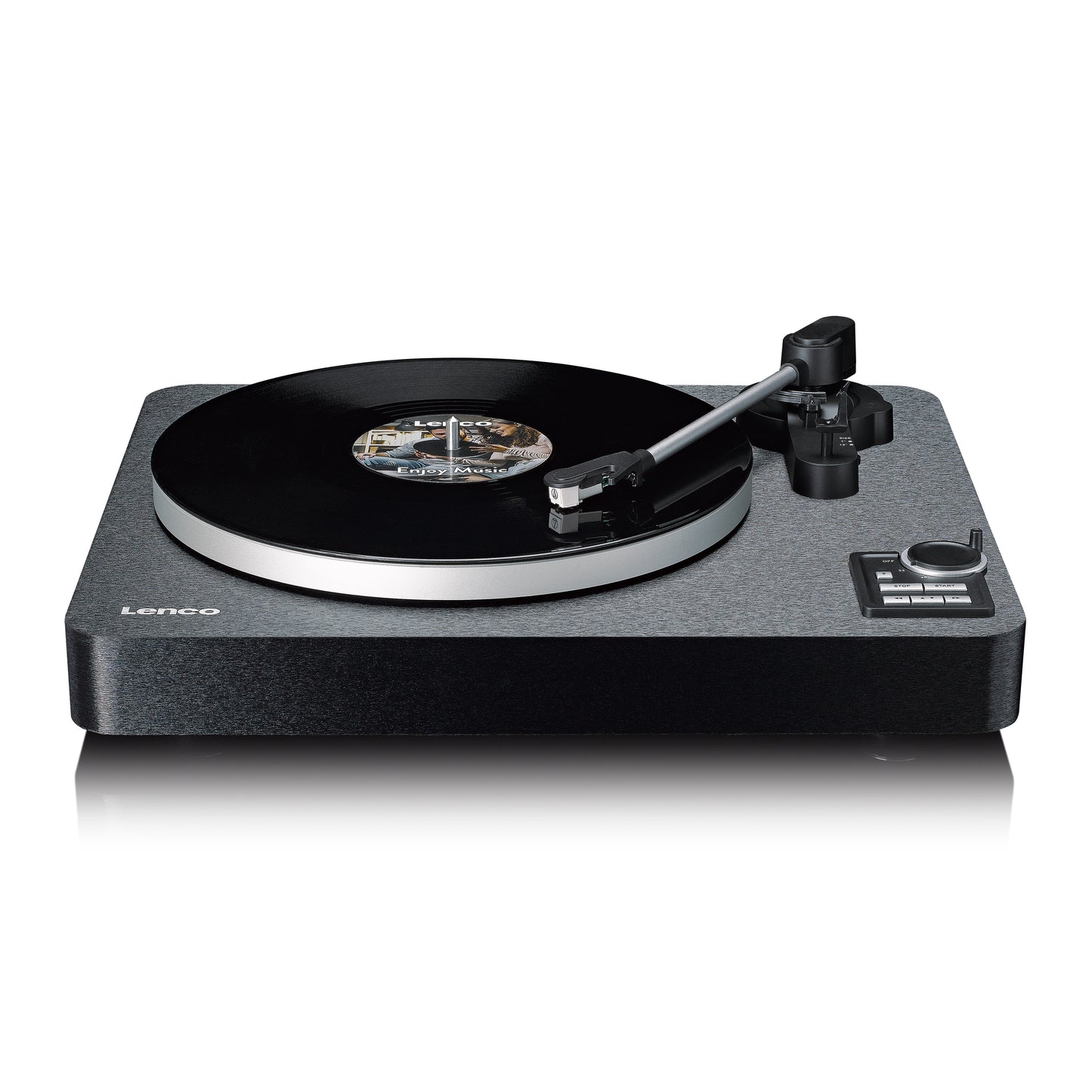 Automatic Turntable with Bluetooth and Pre-Amplifier, Black