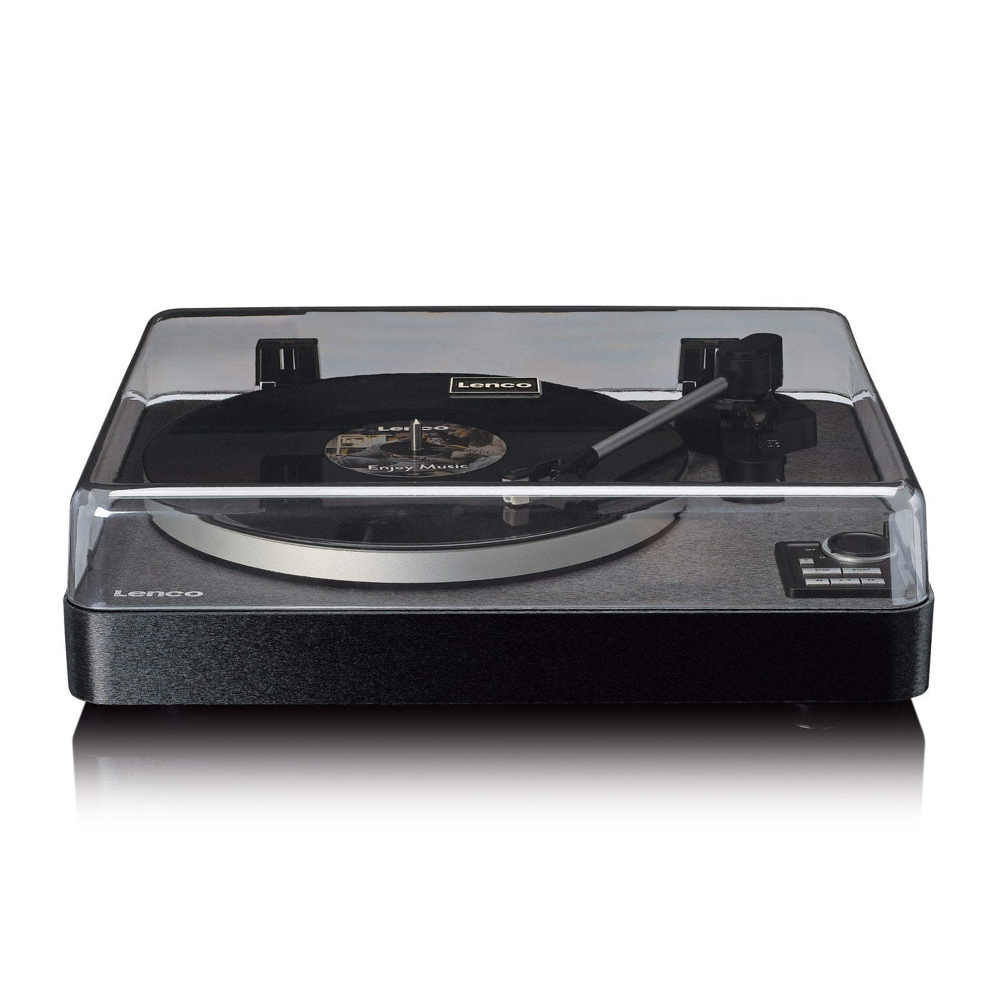 Automatic Turntable with Bluetooth and Pre-Amplifier, Black