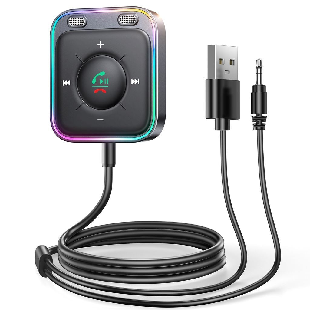Aux Bluetooth Audio Adapter for Car - Black
