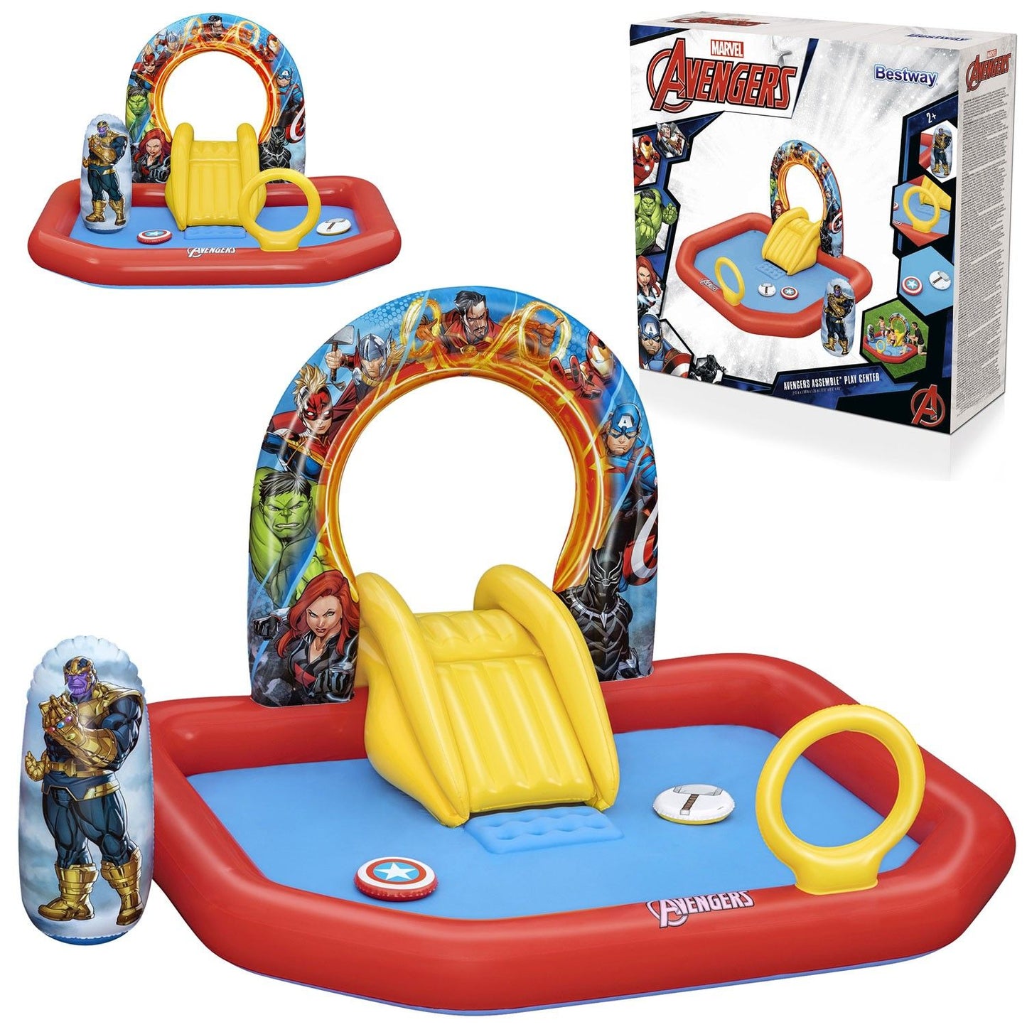Avengers inflatable playground 211 x 198 x 125 cm Bestway 98800