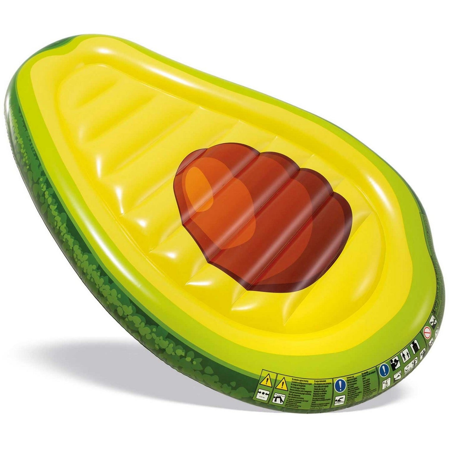 Avocado inflatable beach mattress 168x104x20cm INTEX 58769