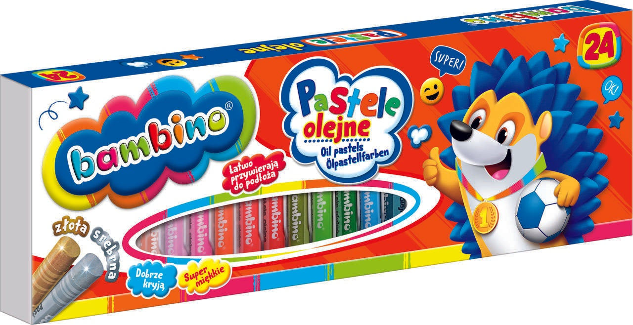 BAMBINO Pastels Oil crayons 24 colours