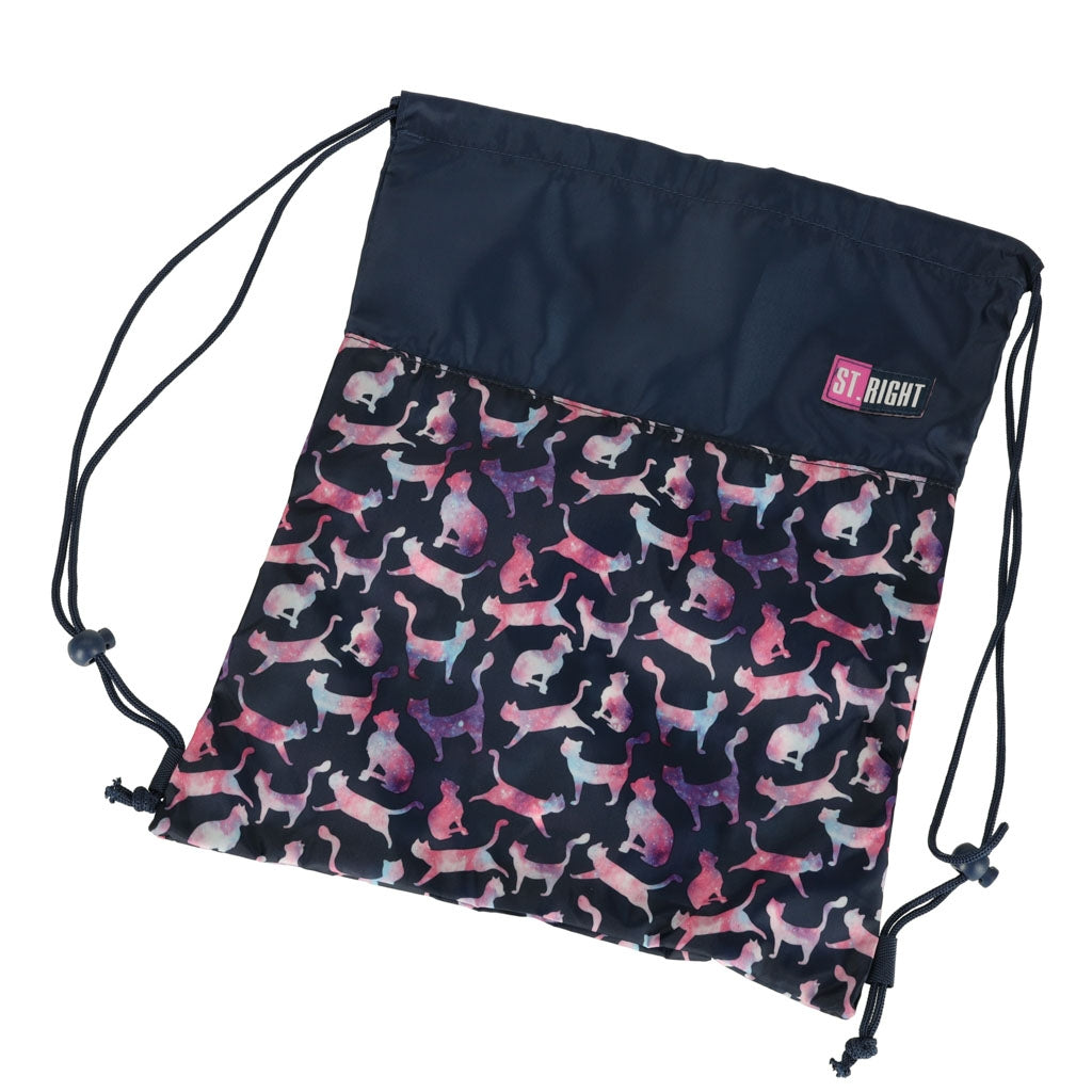 BAMBINO shoe bag space cats