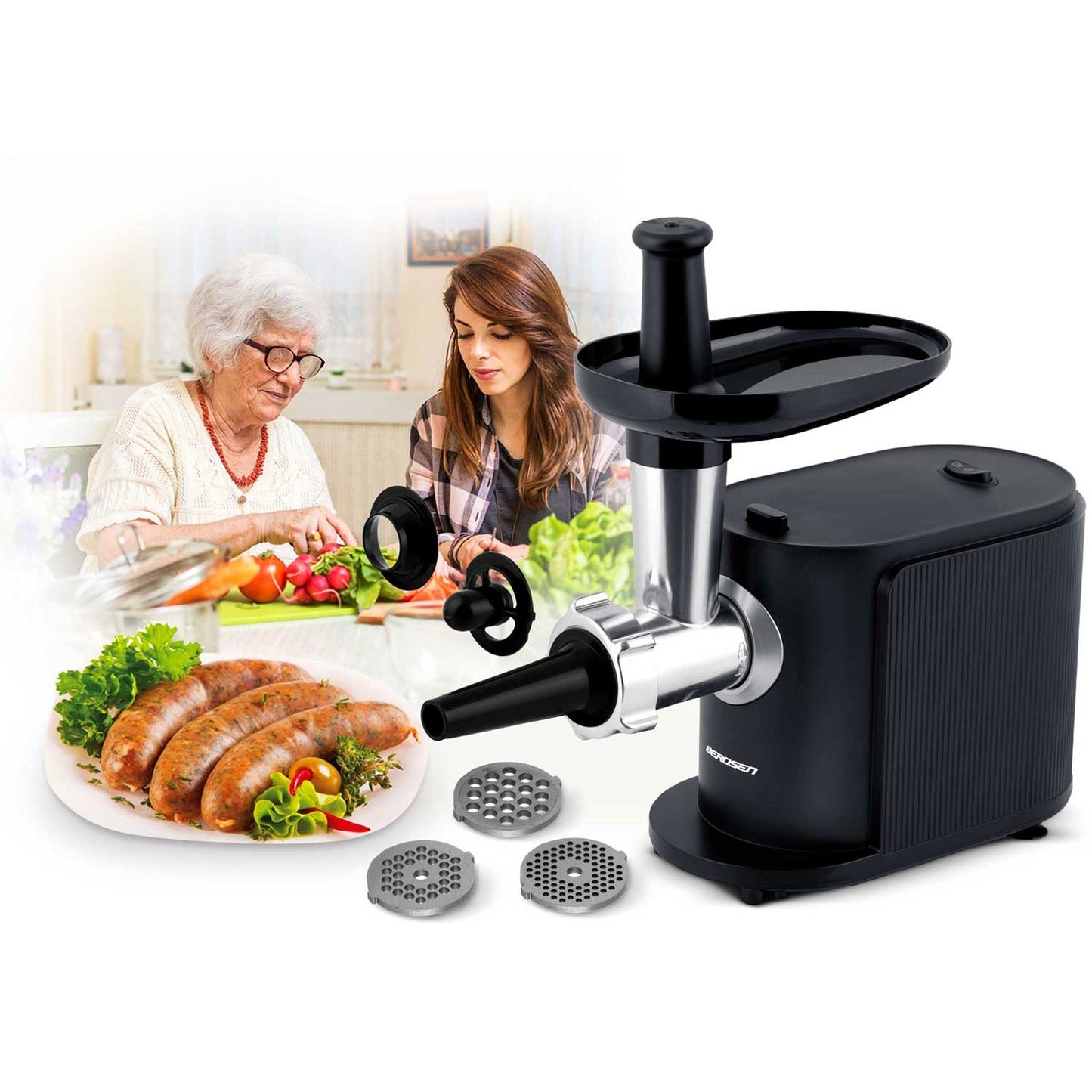 BD-600 Berdsen 300/800W meat grinder