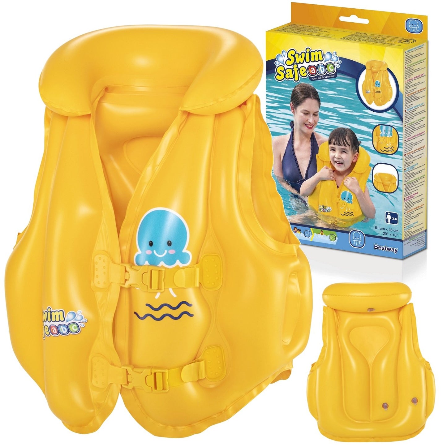 BESTWAY 32034 Inflatable swimming waistcoat kapok