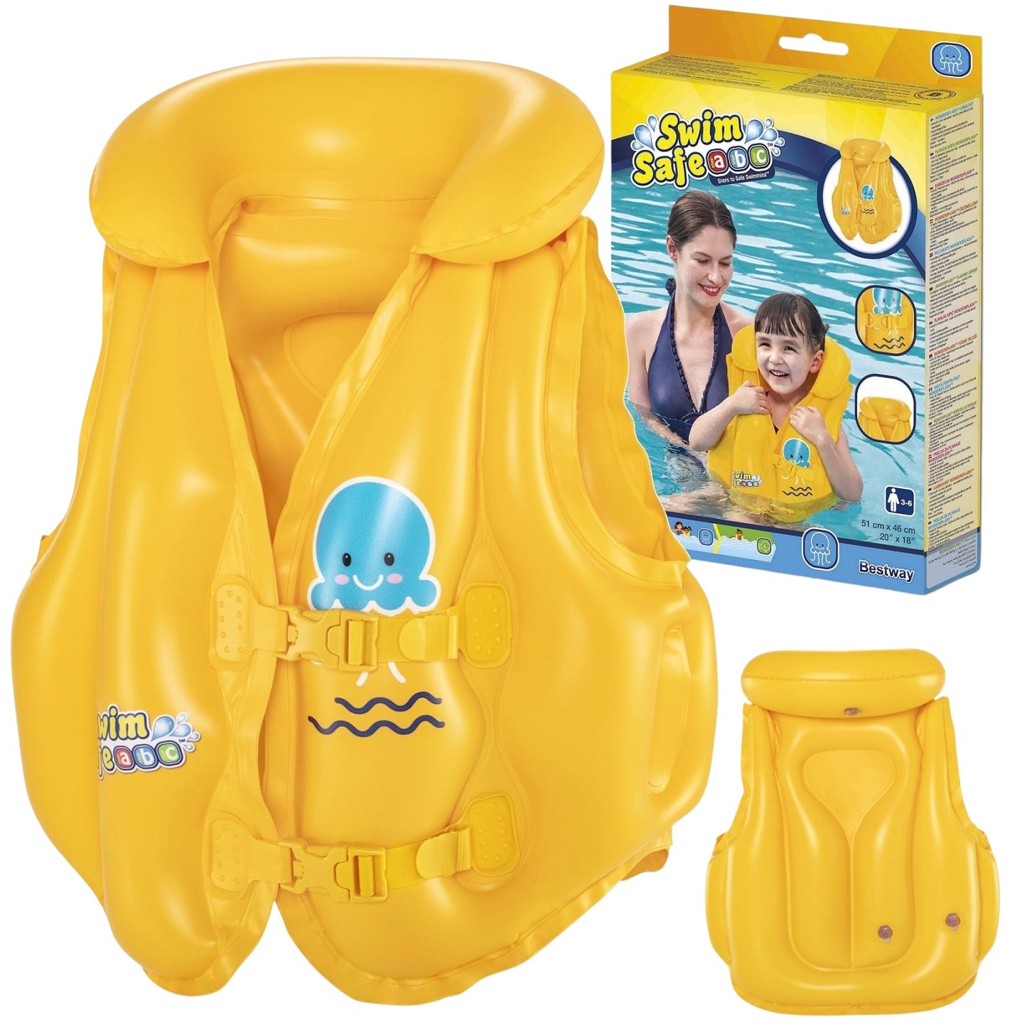 BESTWAY 32034 Inflatable swimming waistcoat kapok