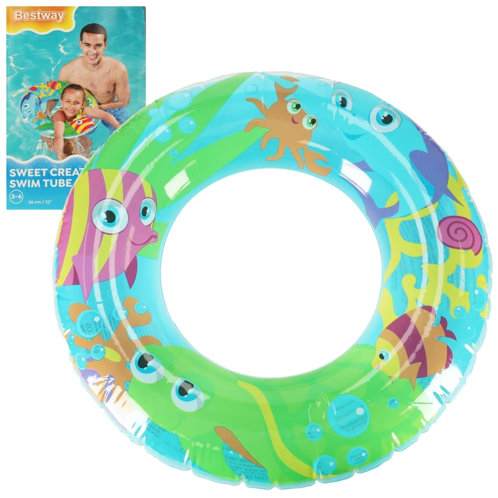 BESTWAY 36013 Turtle fish inflatable swimming circle