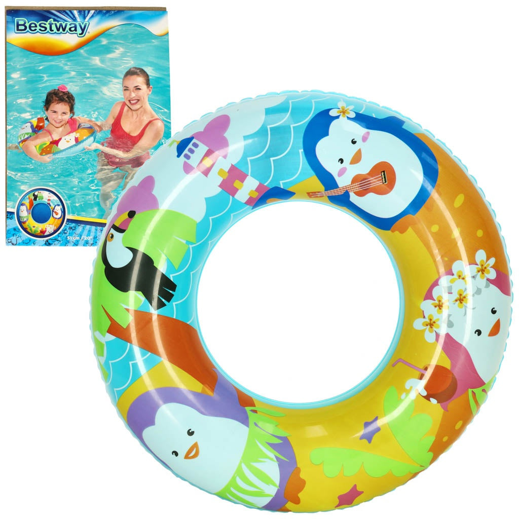 BESTWAY 36113 Inflatable wheel 51cm penguins
