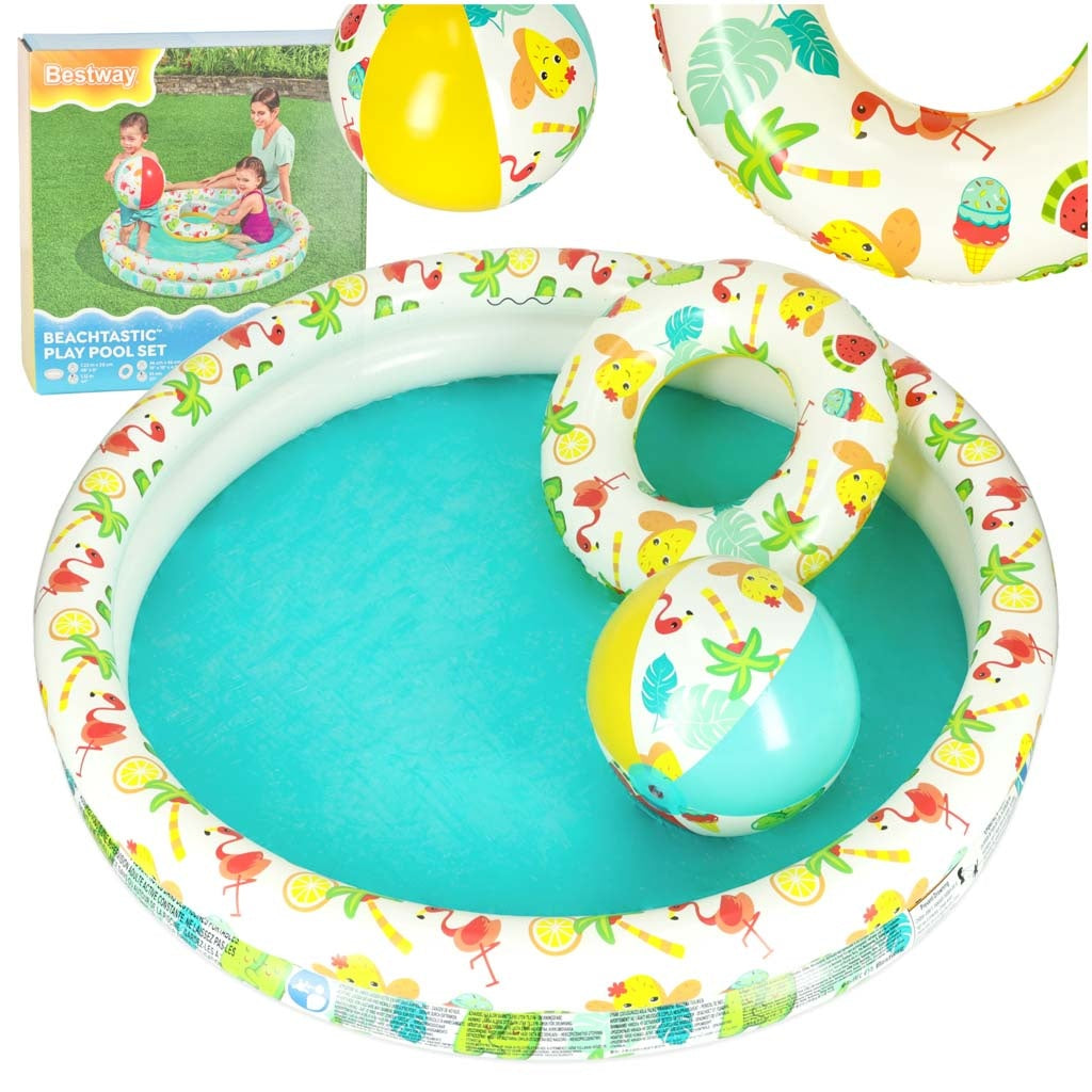 BESTWAY 51124 Pool ball circle wading pool 122cm