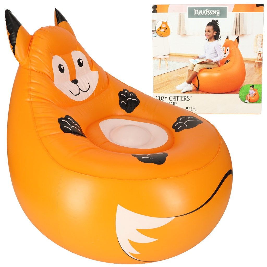 BESTWAY 75116 Inflatable fox pouffe chair