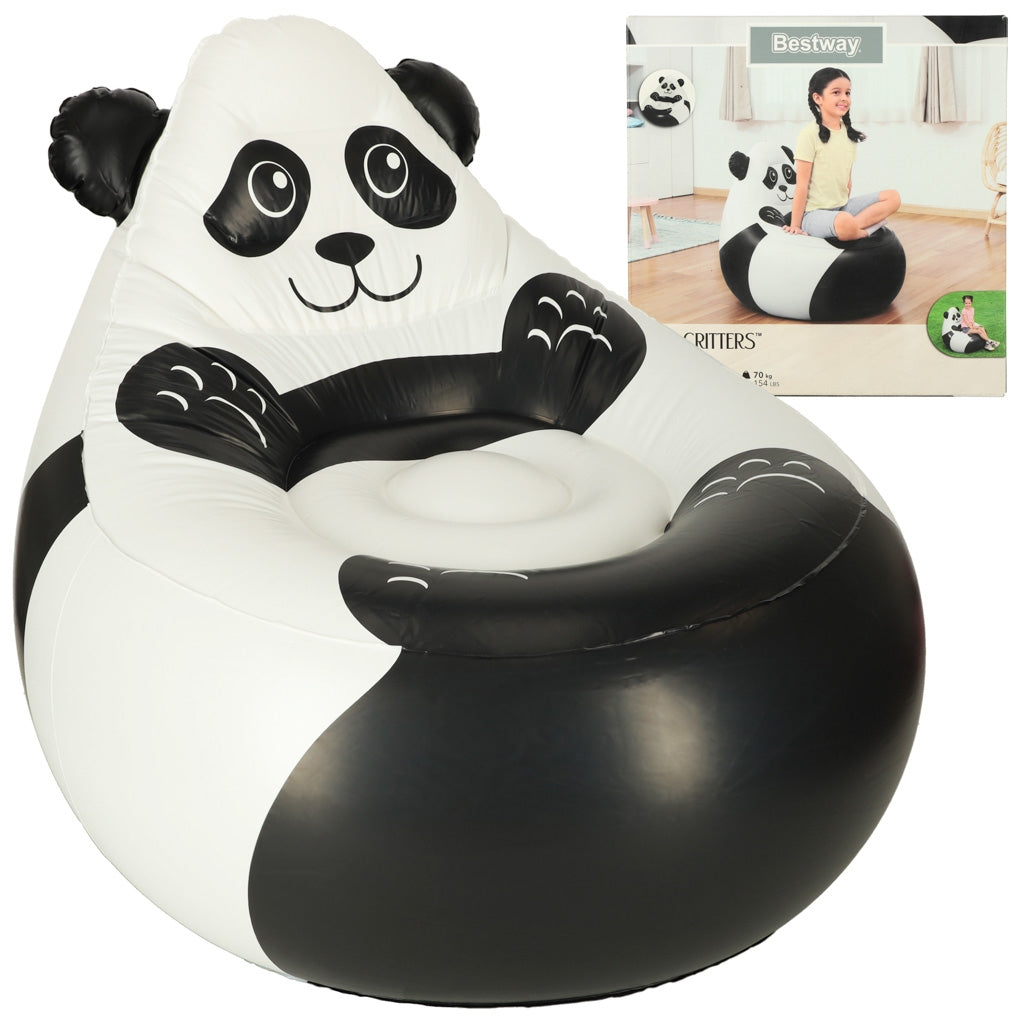 BESTWAY 75116 Inflatable panda pouffe chair