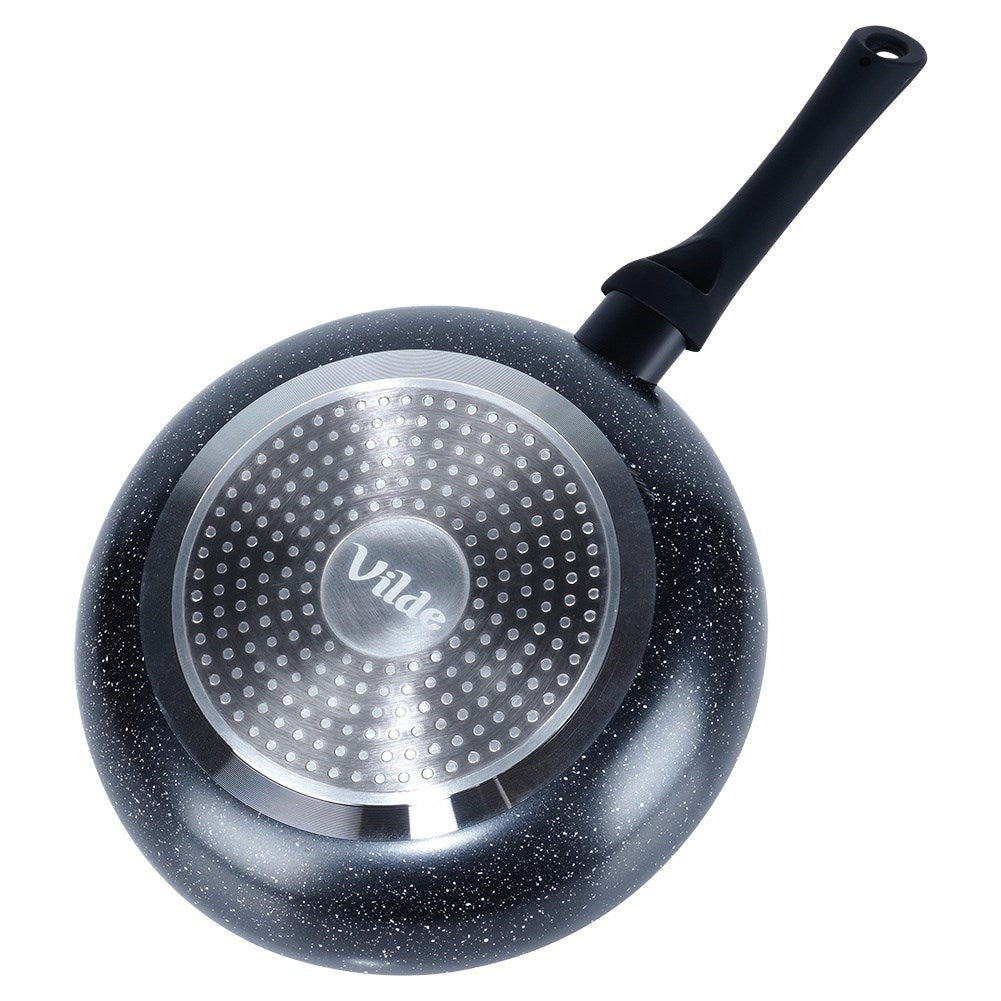 BLACK LINE granite frying pan set, 3 pcs., 20/24/28 cm
