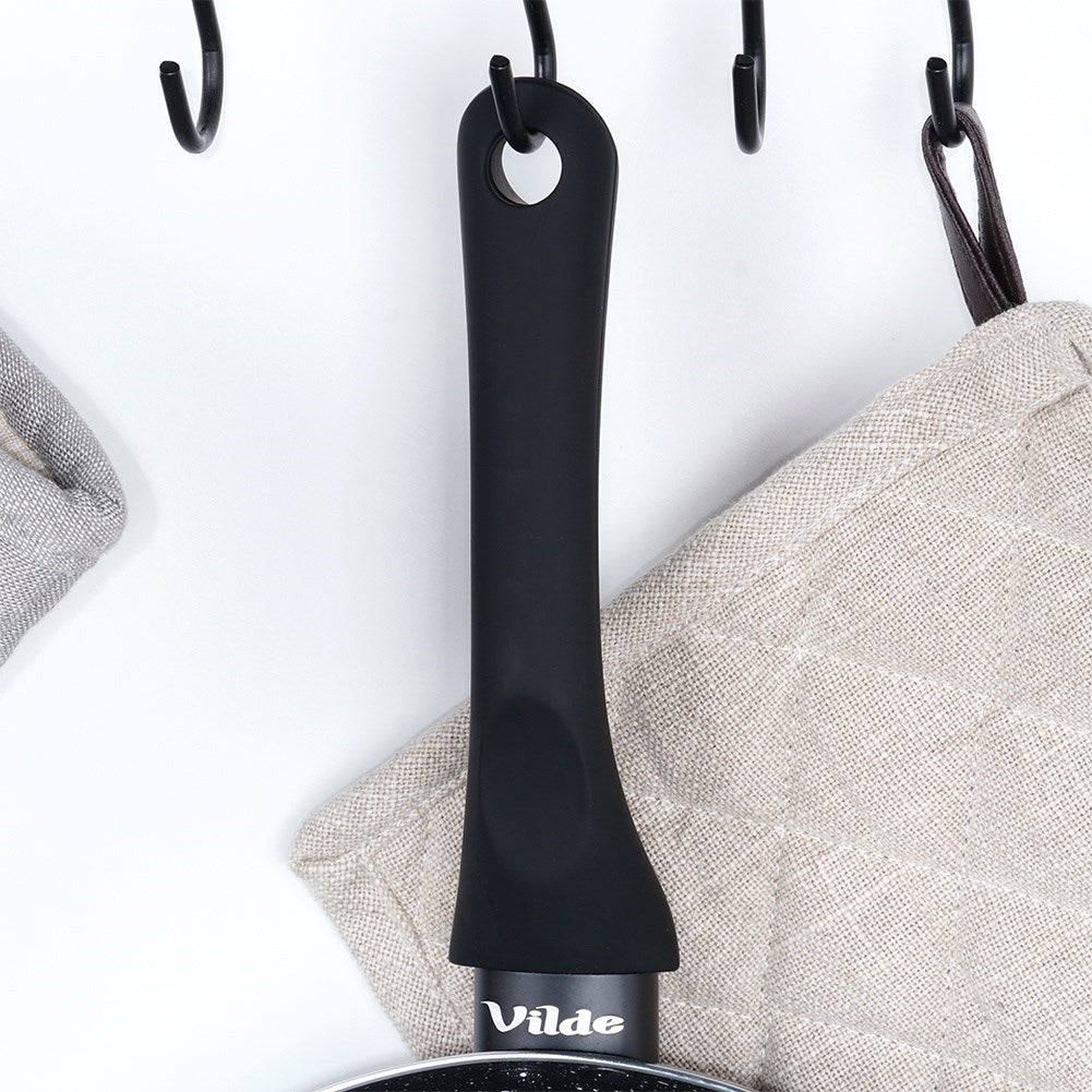 BLACK LINE granite frying pan set, 3 pcs., 20/24/28 cm