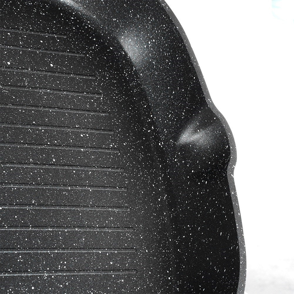 BLACK&WOOD square granite grill pan 28x28 cm