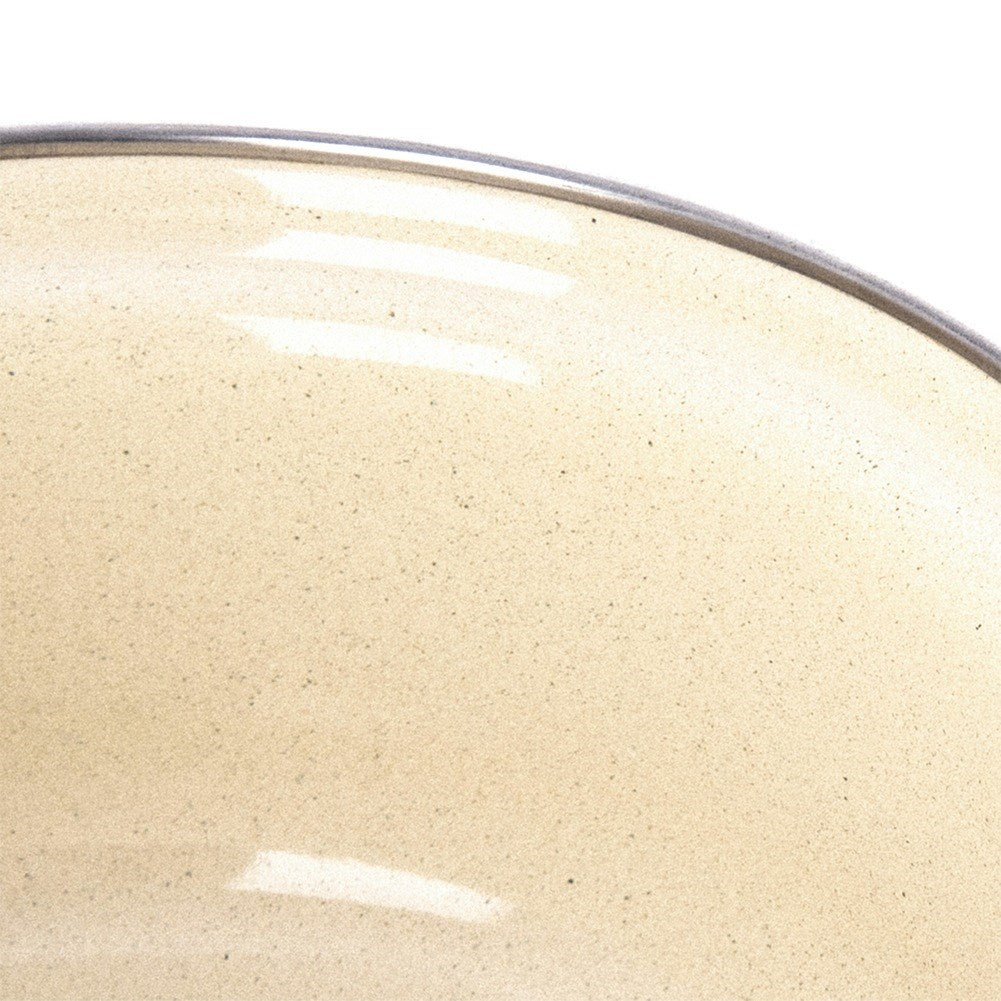 BROWN enameled saucepan 12 cm, 350 ml