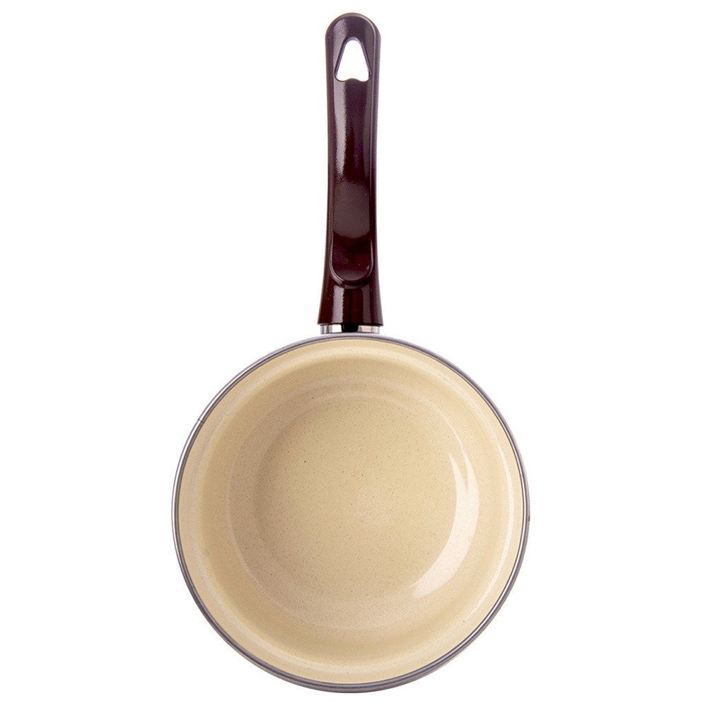 BROWN enameled saucepan 14 cm, 620 ml