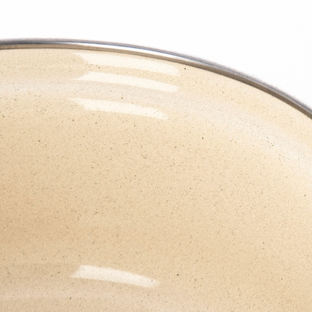 BROWN enamel pot 14 cm, 950 ml