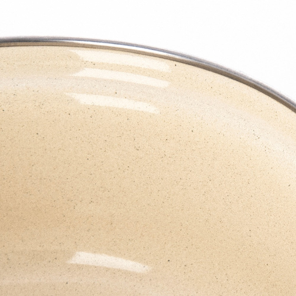 BROWN enamel pot 20.5 cm, 2.2 l