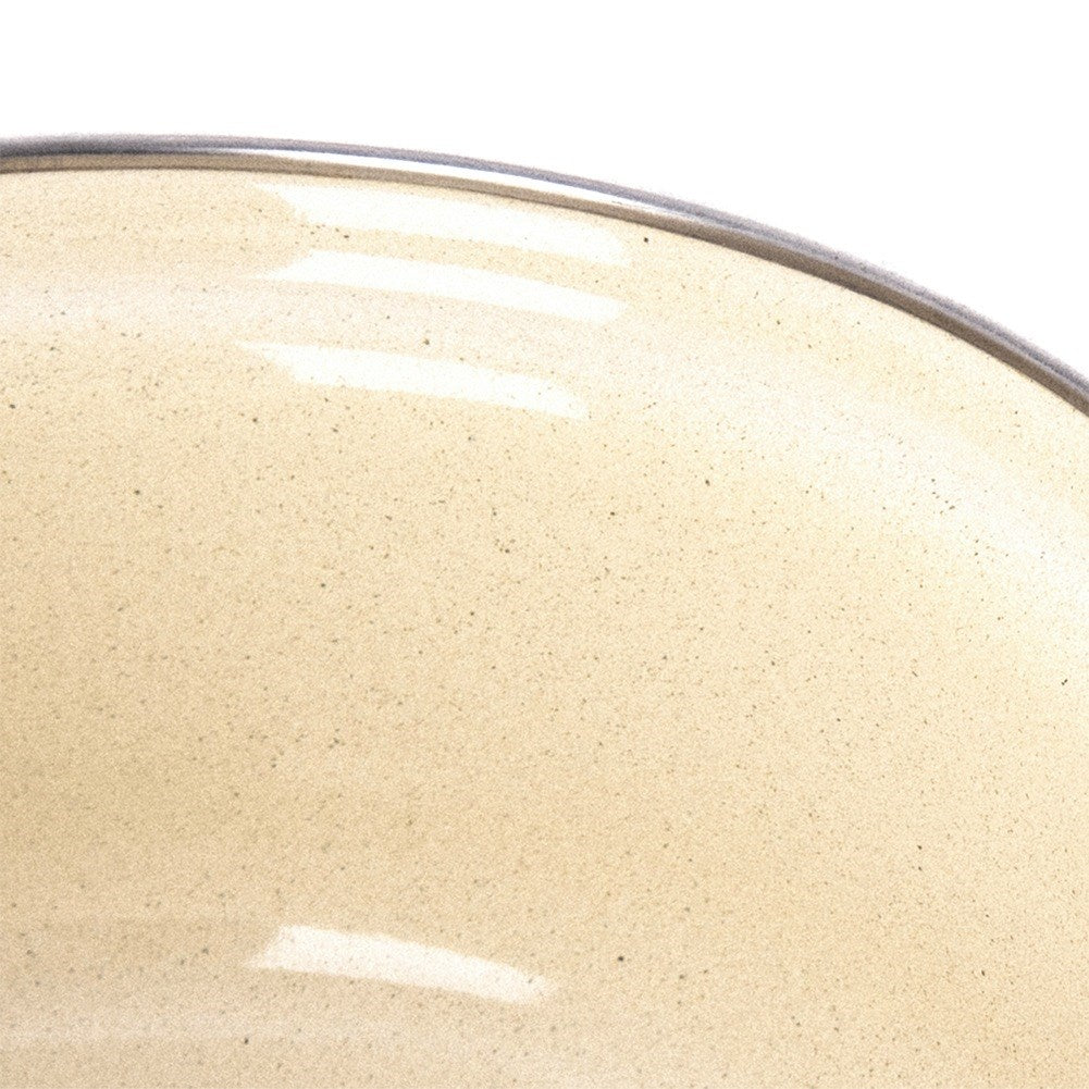 BROWN enamel pot 22 cm, 4 l