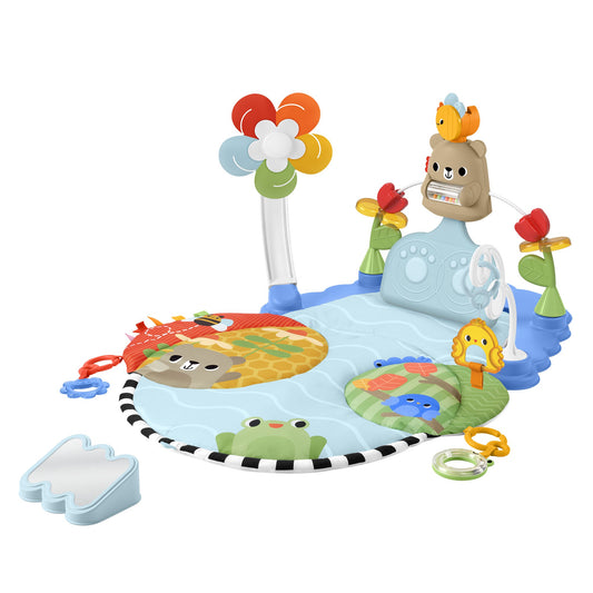 Baby Activity Gym with Kick-Activated Mobile and Mirror