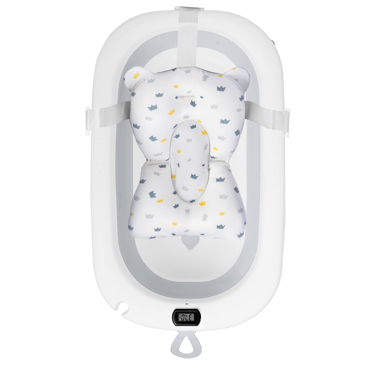 Baby Bath Pillow Insert, Quick-Dry, White/Blue