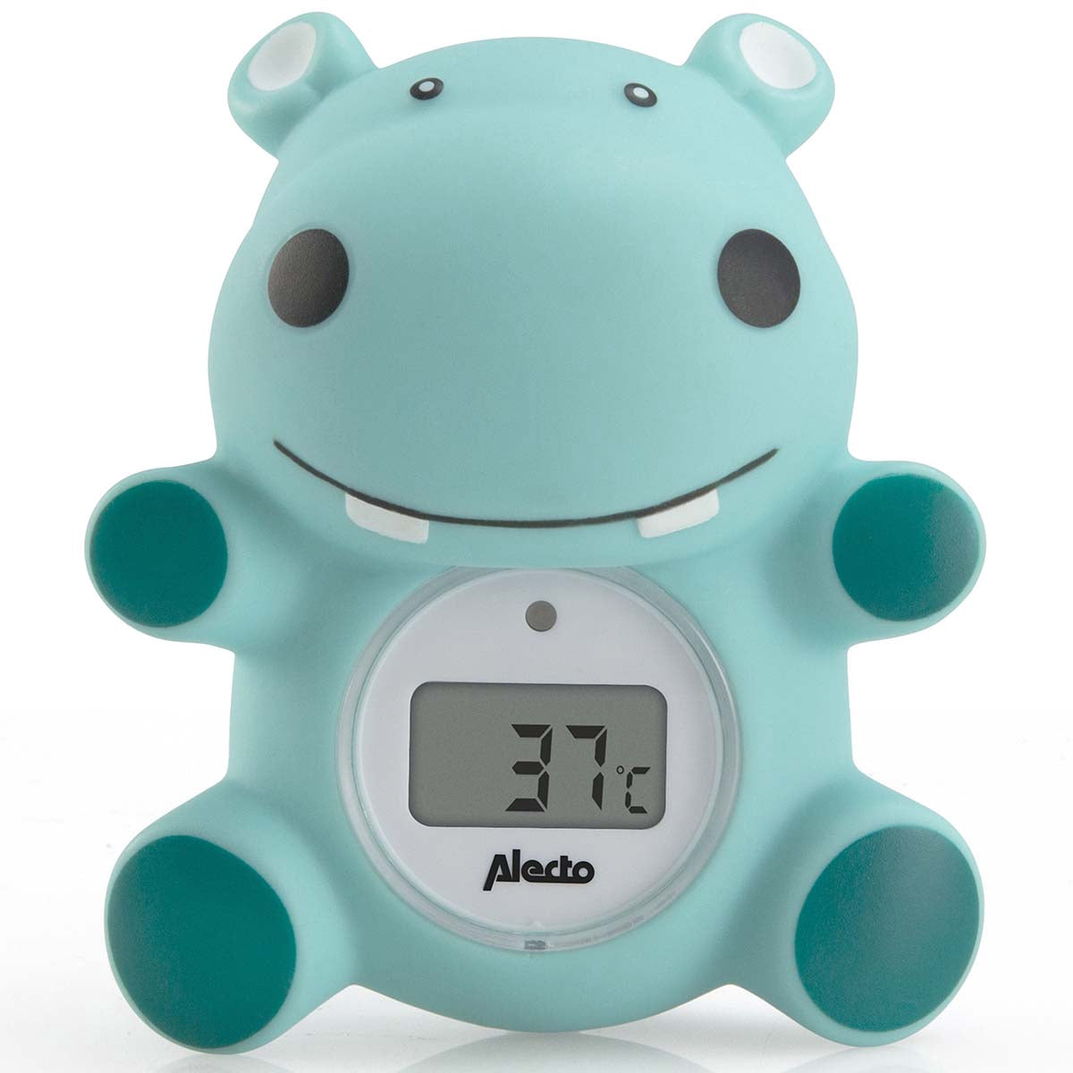 Baby Bath & Room Thermometer, Floating Hippo Design
