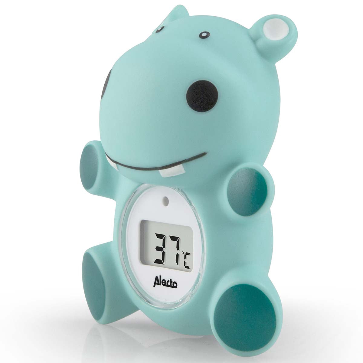 Baby Bath & Room Thermometer, Floating Hippo Design