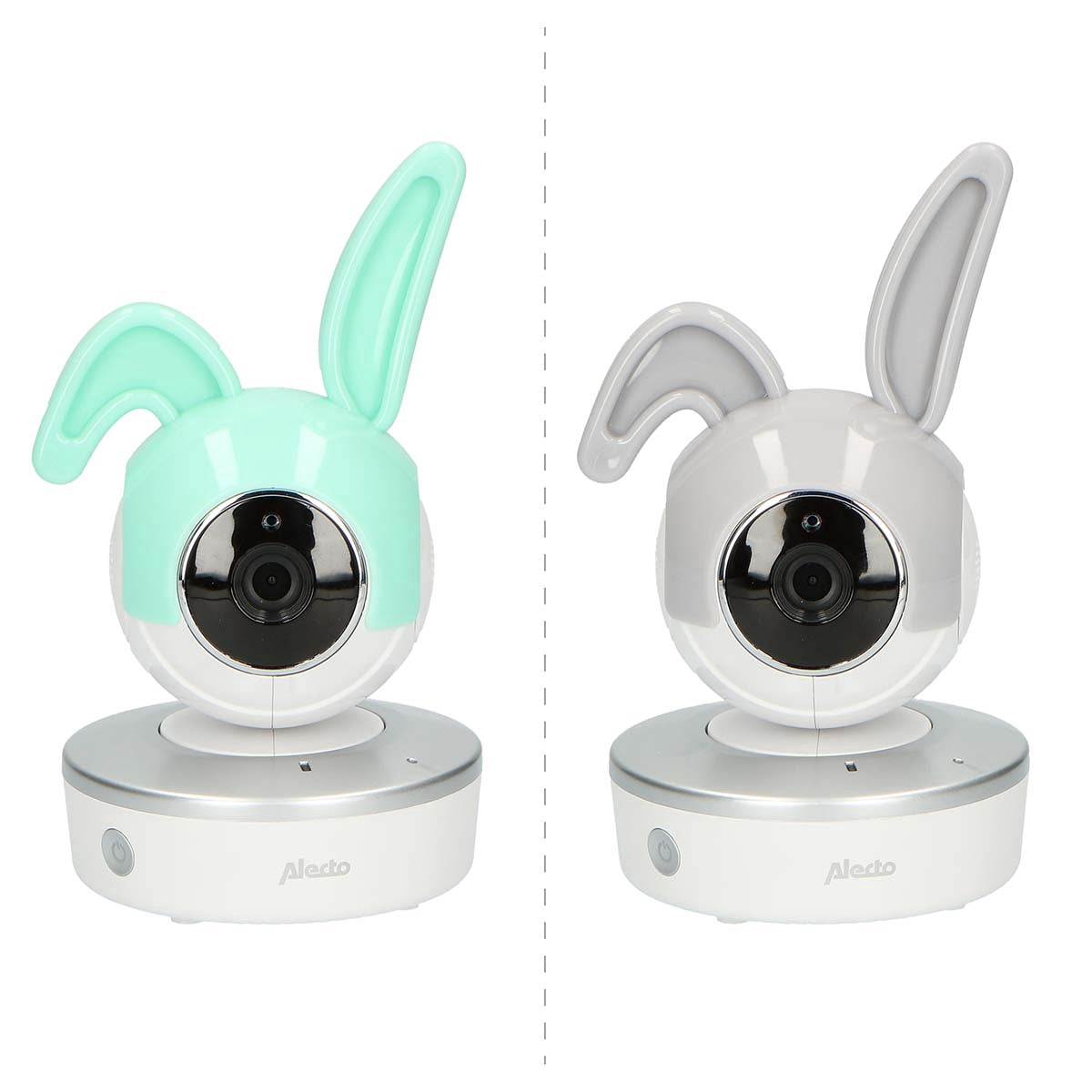 Baby Monitor Rabbit Ears Covers, Gray & Mint Green