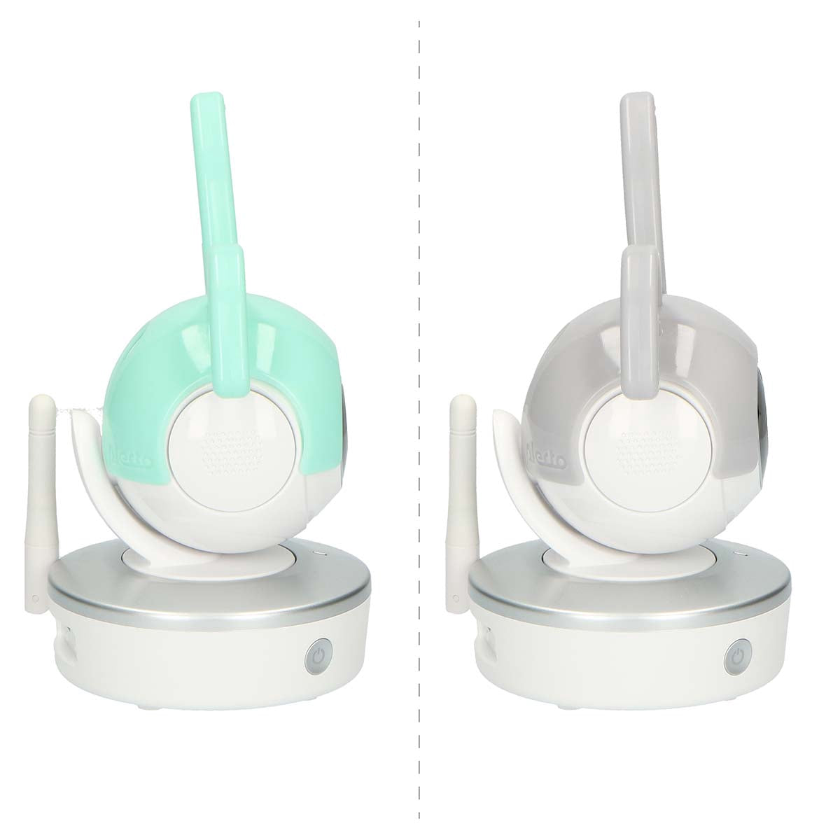 Baby Monitor Rabbit Ears Covers, Gray & Mint Green