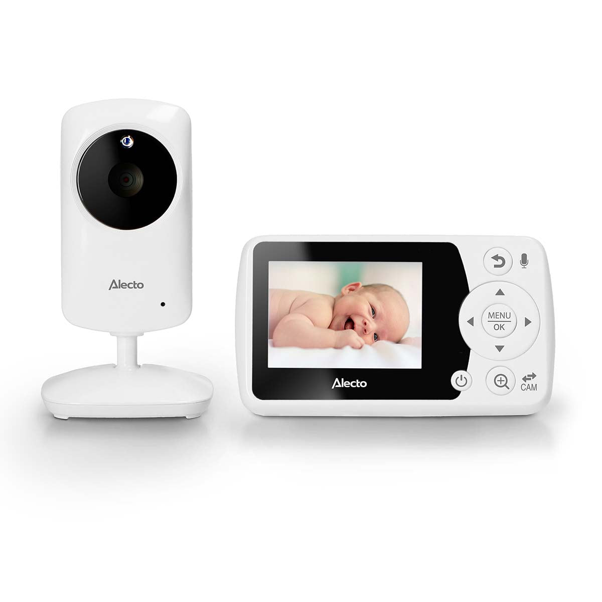 Baby Monitor with Camera, 2.4" Display, Night Vision