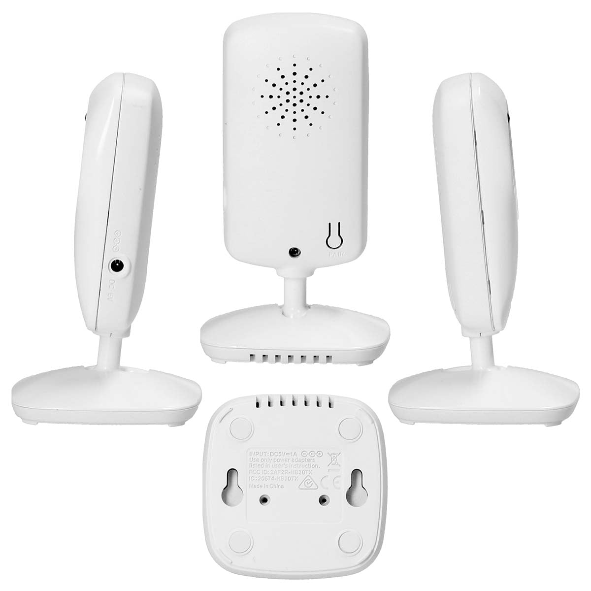 Baby Monitor with Camera, 2.4" Display, Night Vision