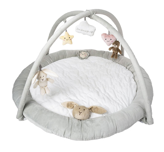 Baby Play Gym Mat with Removable Toys, 88x88 cm