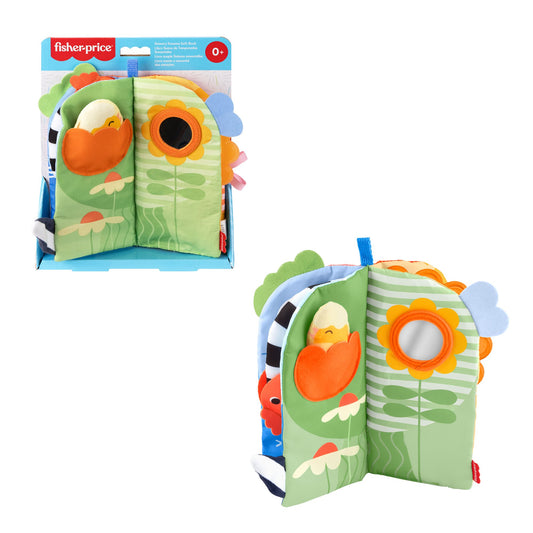 Baby Soft Activity Book with Teether and Mirror